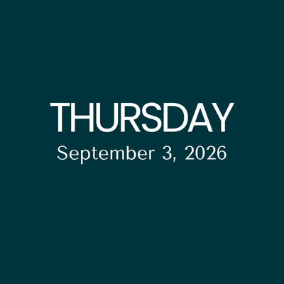 900 Square Feet Newsletter September 3, 2026