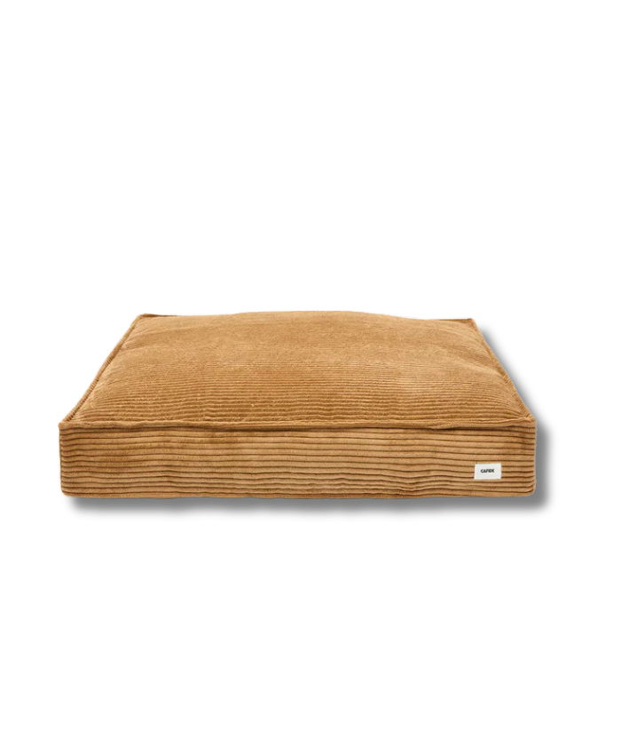 cuadra bed - mustard corduroy