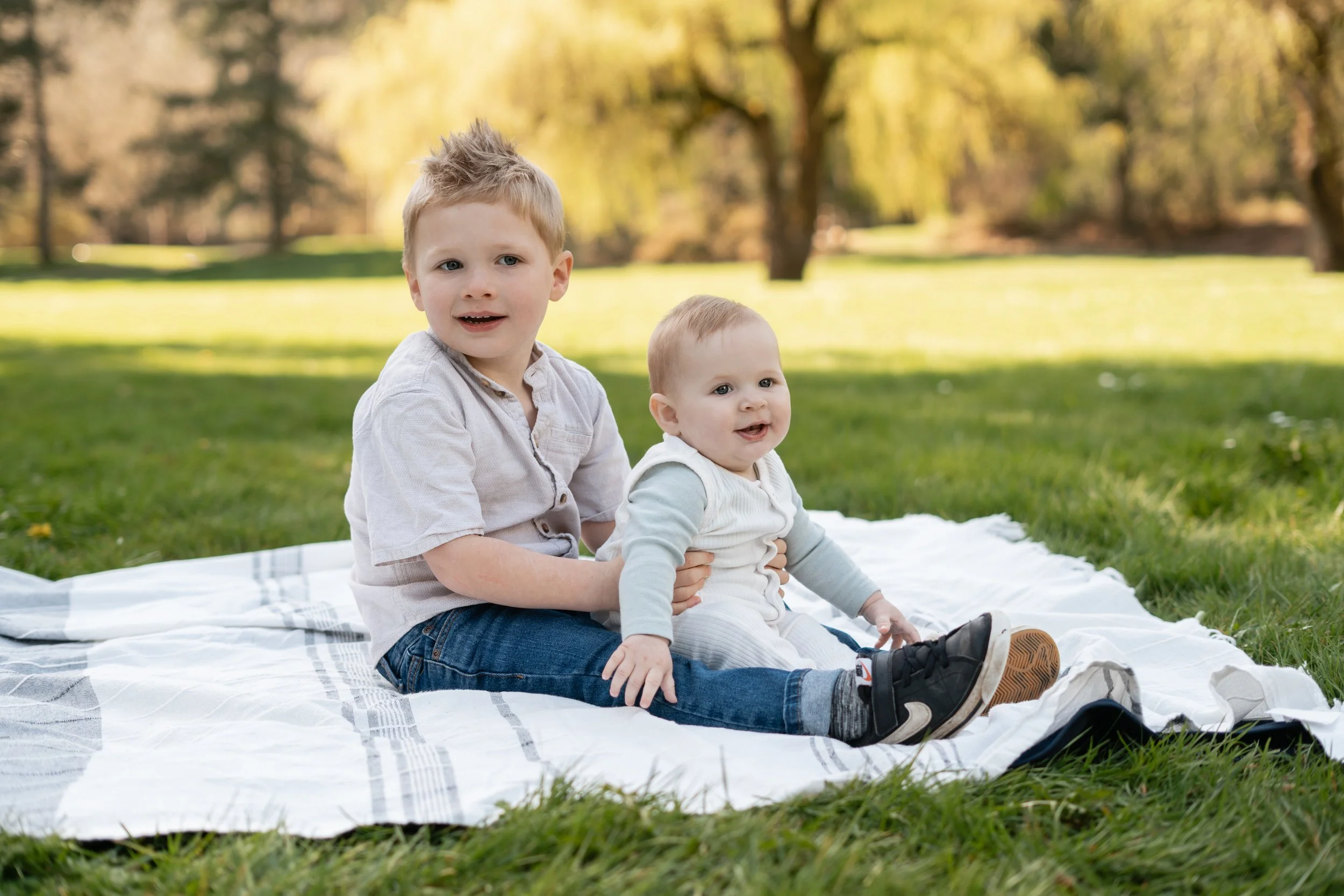 Family session at Lewisville Park