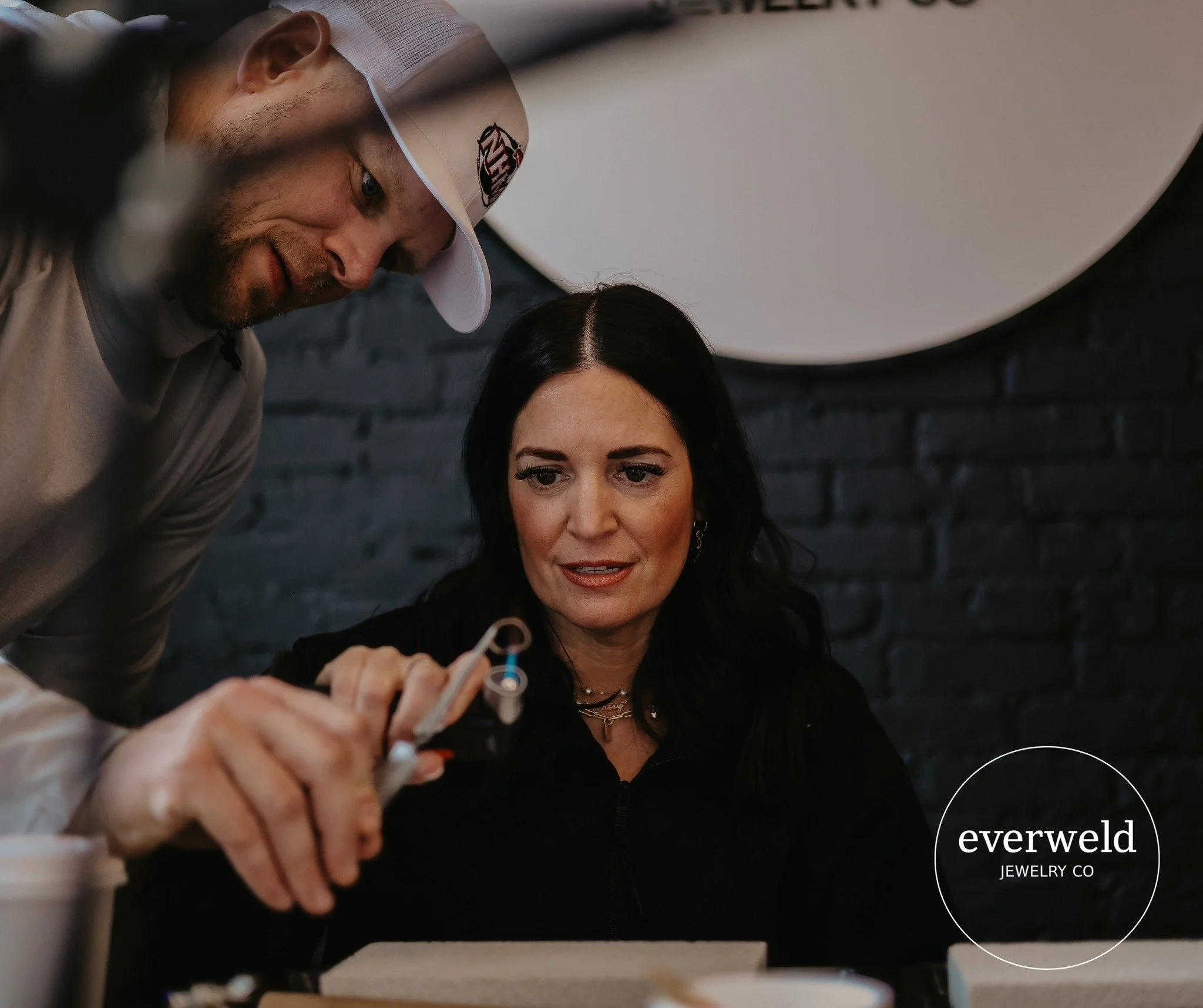 From wire to wearable in 2 hours.

This is what you'll make in our "weld your own" ring-making classes.

Beginner-friendly. All materials included. Expert guidance from our goldsmith.

Perfect for date nights, girls' nights, or just because