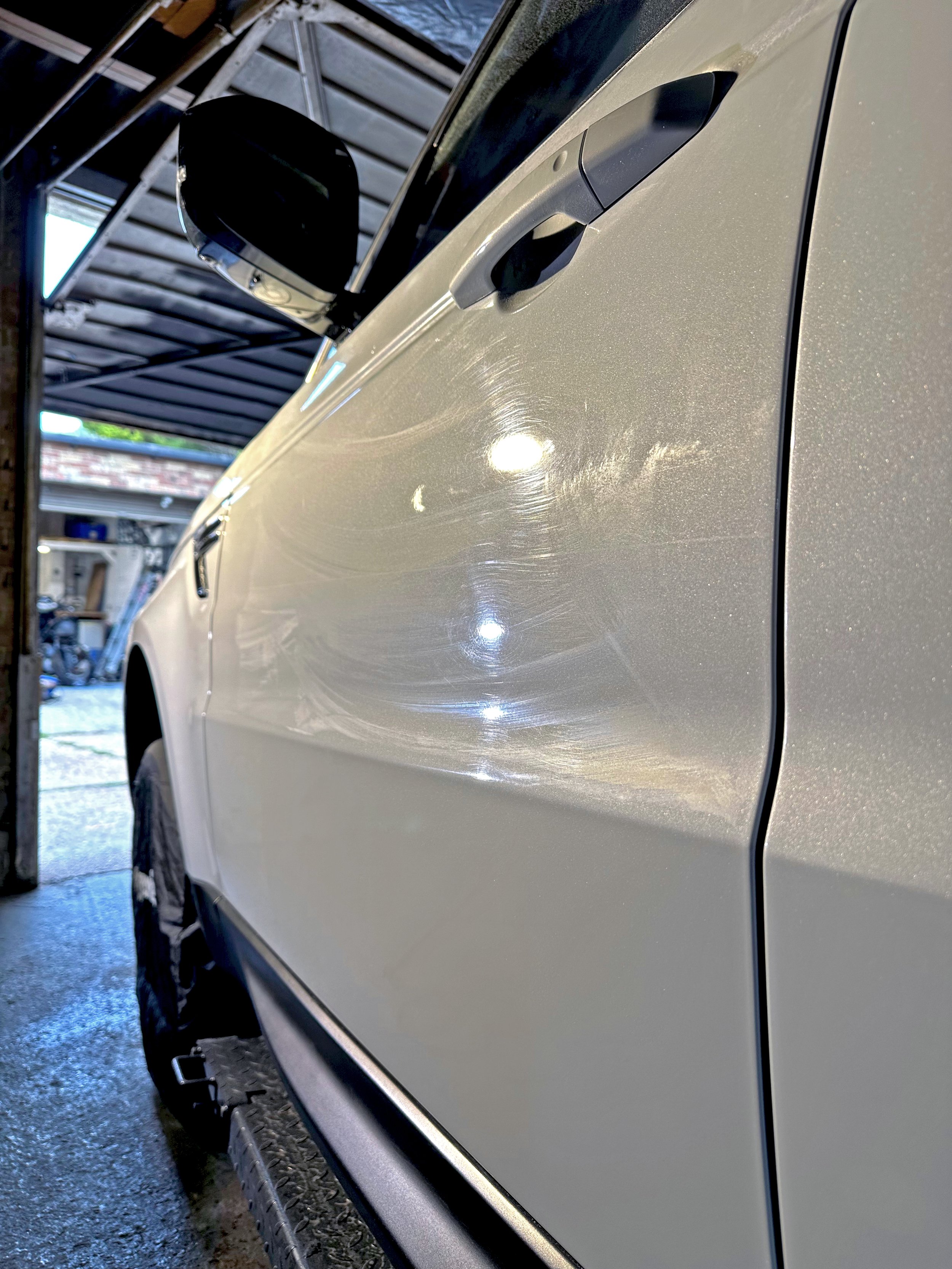 Paint correction Worthing – 50/50 machine polishing