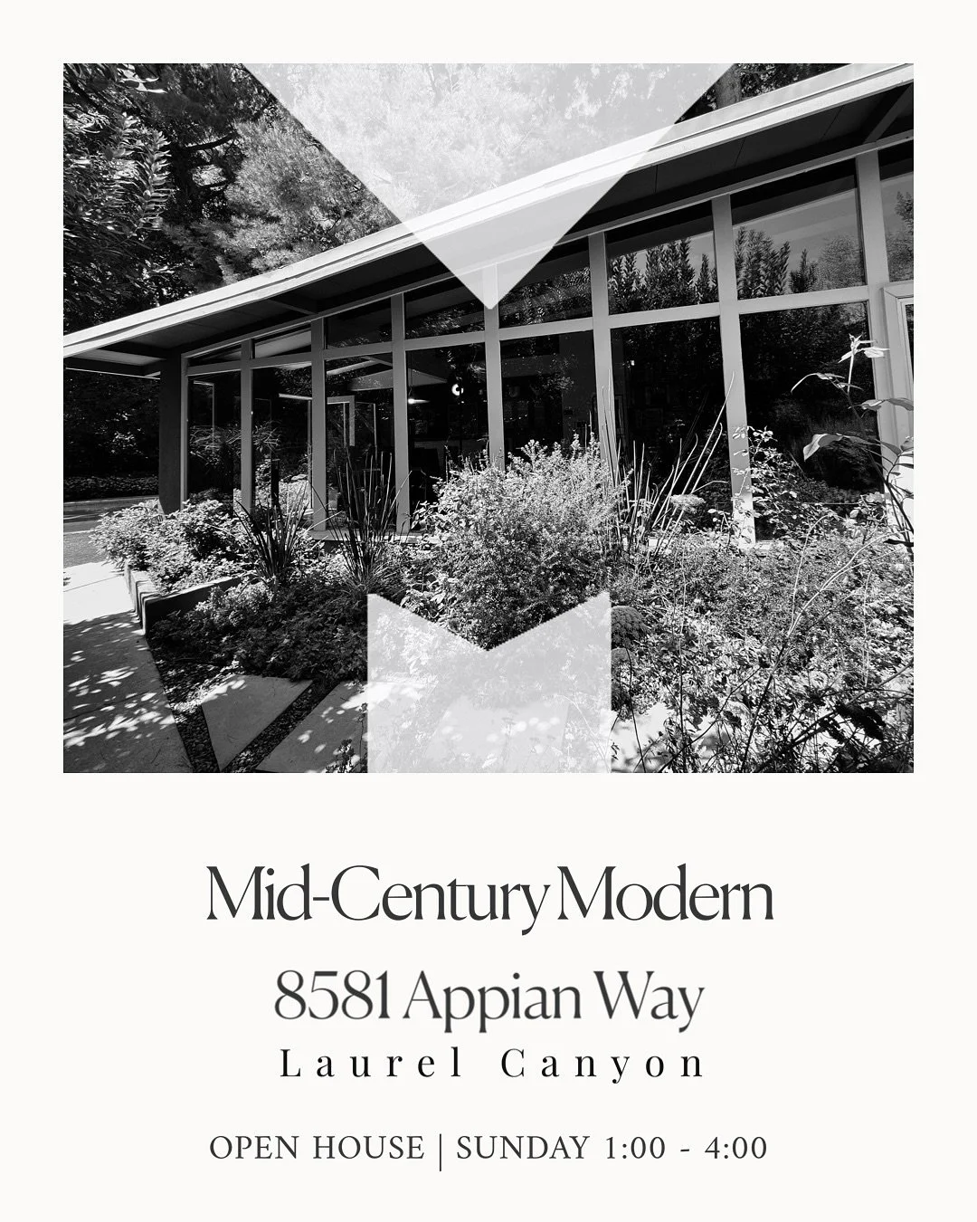 ✨ OPEN HOUSE ALERT ✨
8581 Appian Way, Laurel Canyon
📅 Sunday, 1:00 - 4:00 PM
Step into a mid-century masterpiece where timeless design meets modern California living. 🌿
This stunning Laurel Canyon sanctuary features:
• Soaring floor-to-ceili