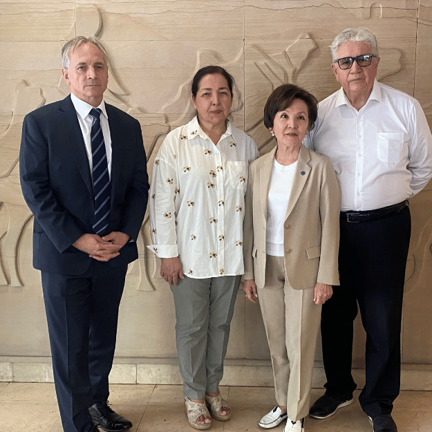 The ‘Pilot Project for the use of TruScreen in Uzbekistan' project team 