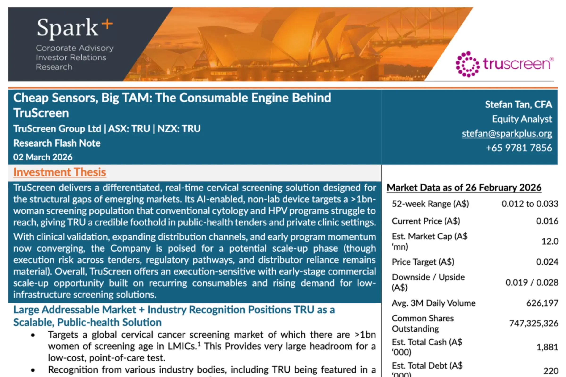 Spark+ Research Flash Note