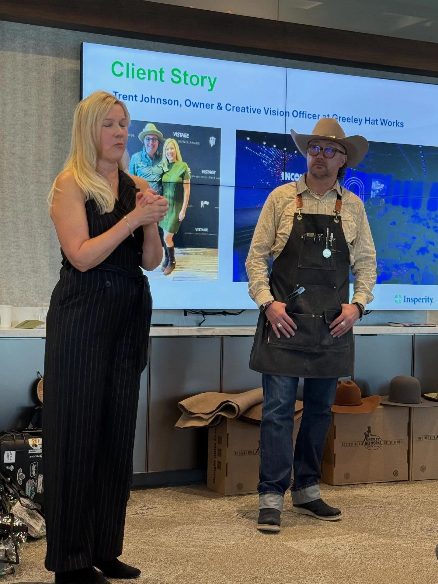 Insperity and Trent Johnson at the Colorado Vistage Meeting!!
