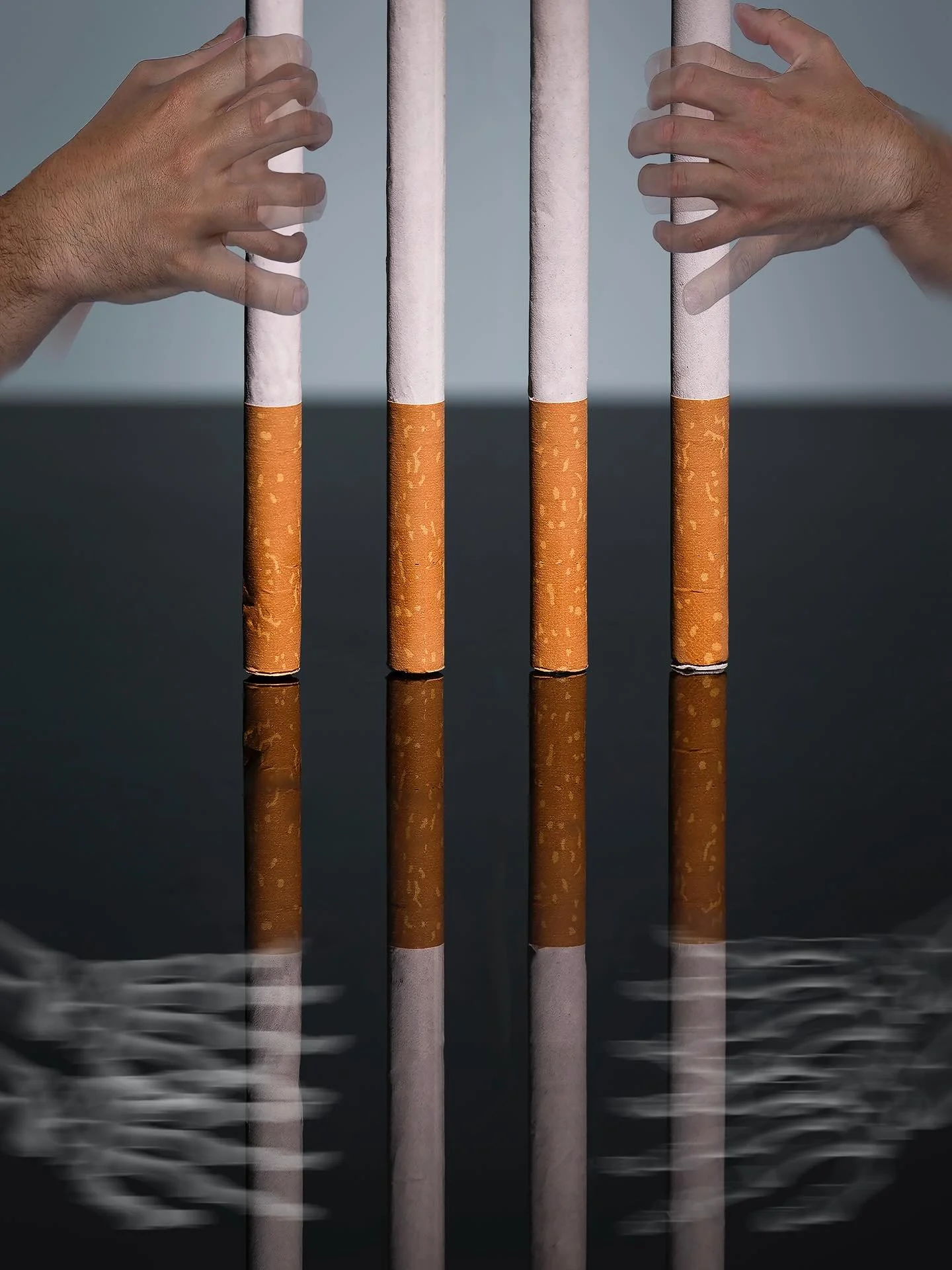 Smoking addiction campaign in conjunction with the NHS