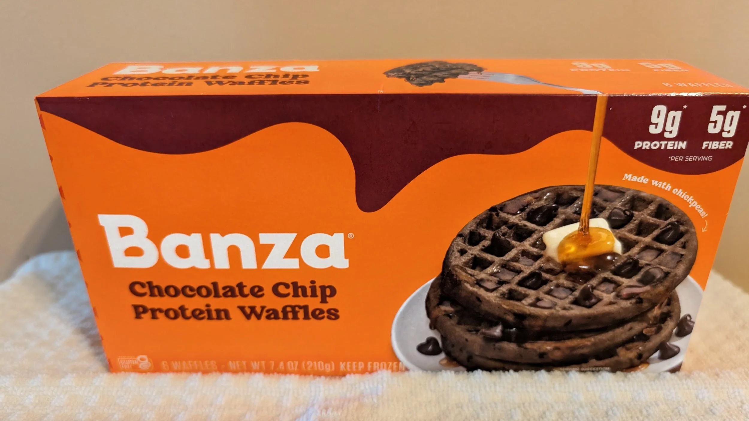 ⭐ HEART EXAM REVIEW: Banza Chocolate Chip Protein Waffles