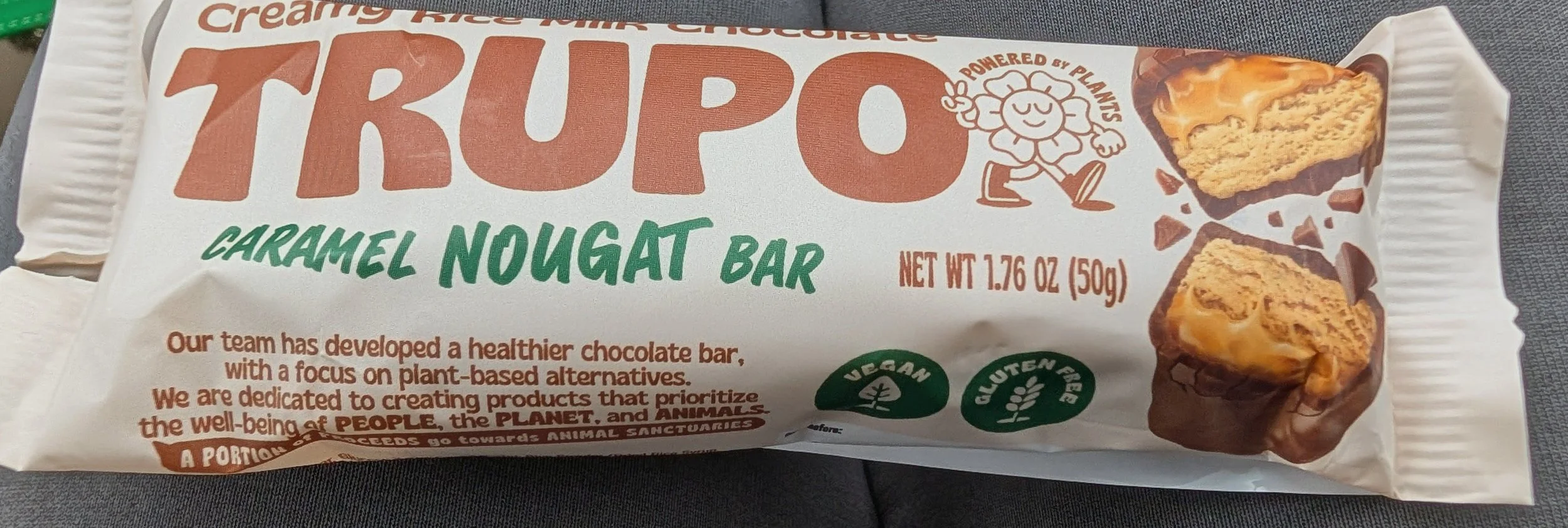 🩺 Today’s Patient: Trupo Creamy Rice Milk Chocolate Caramel Nougat Bar