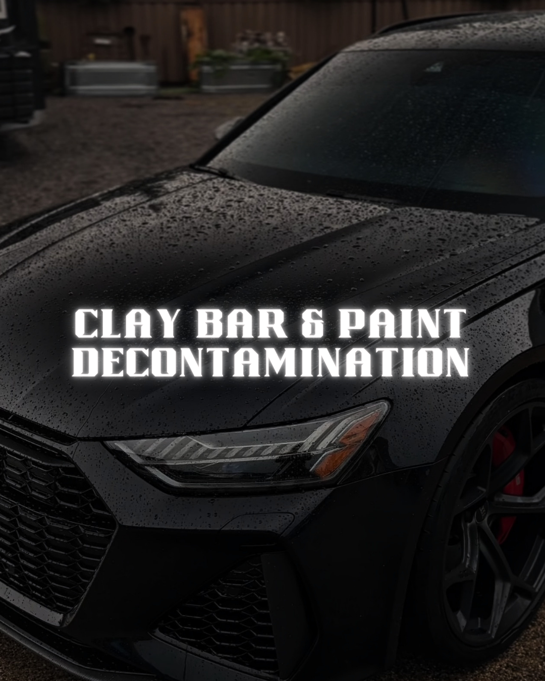 Even clean paint can feel rough from bonded road contaminants. Our decontamination service removes buildup that a normal wash leaves behind, helping restore a smooth finish.