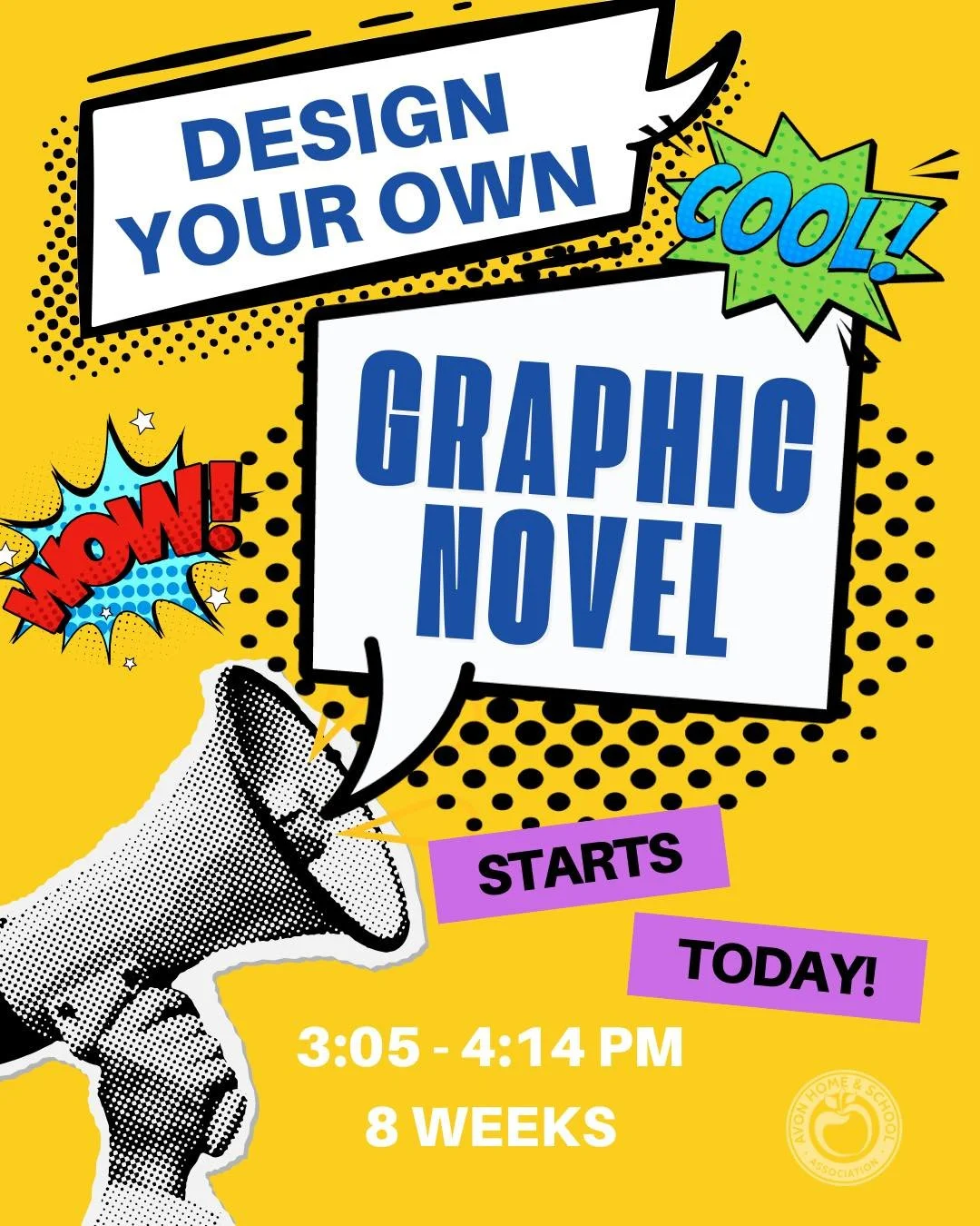 Pencils up, creativity on! Our 8-week Graphic Novel journey starts today! ✨