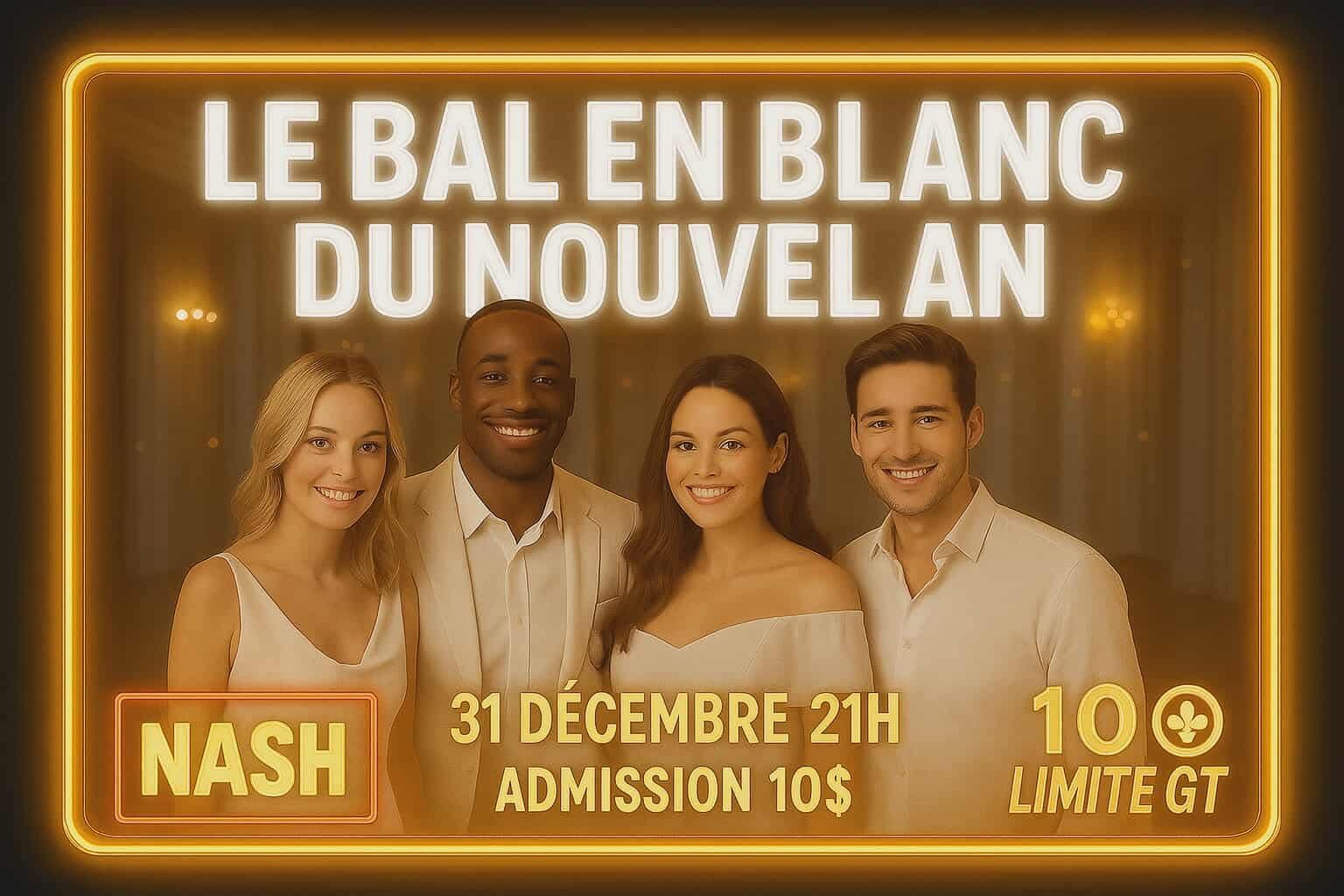 LE BAL EN BLANC DU NOUVEL AN