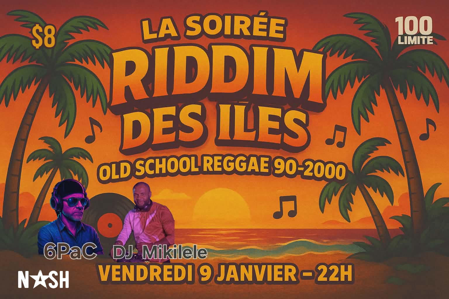 SOIRÉE RIDDIM DES ÎLES – VERSION OLD SCHOOL