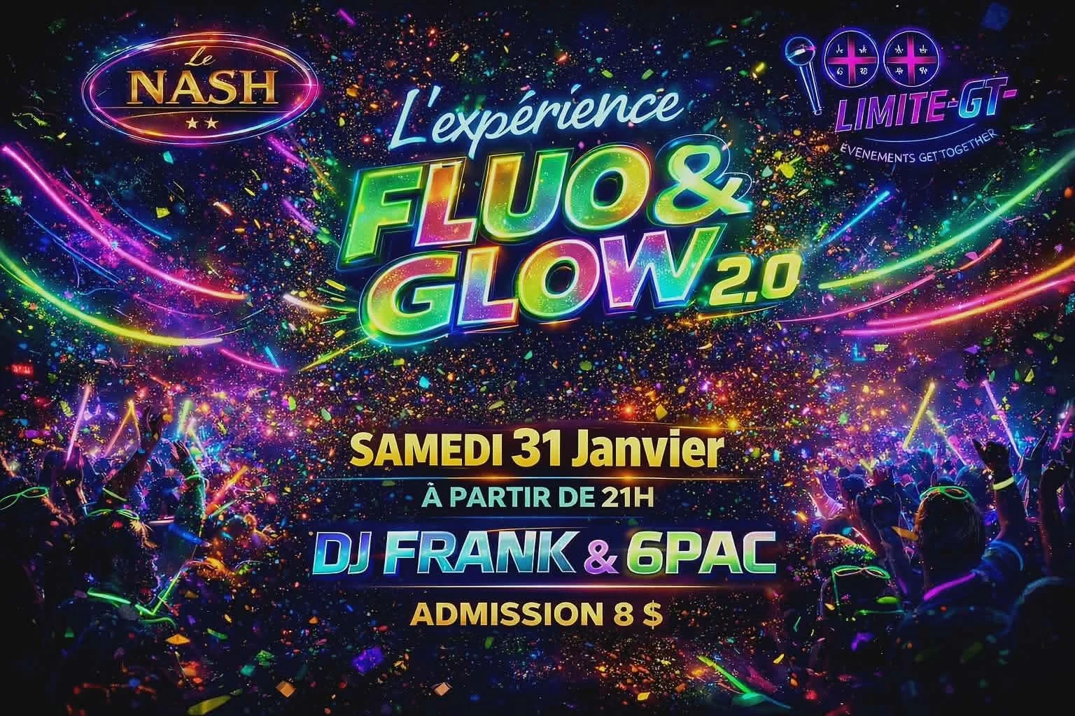 L'EXPÉRIENCE FLUO & GLOW 2.0