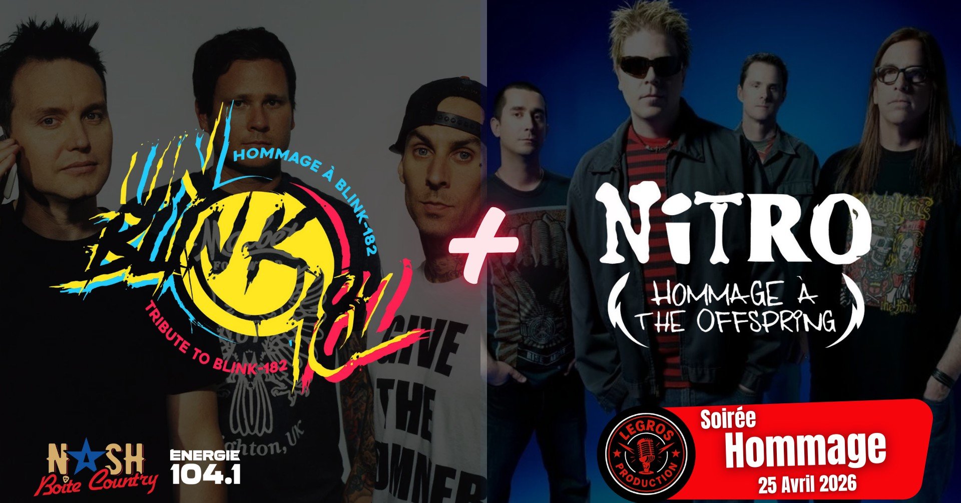 Unblink 182 et Nitro à Gatineau