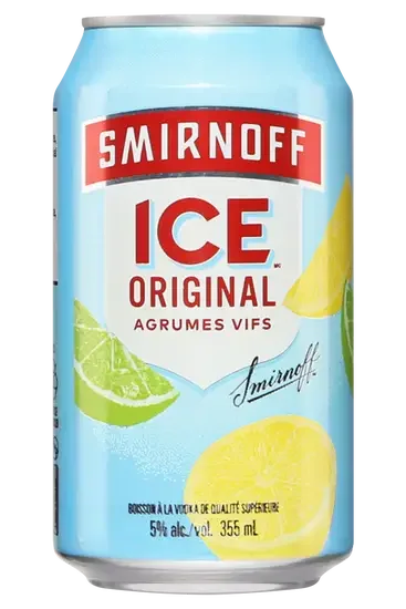 Canette de Sprite Ice original avec des tranches de citron et de lime