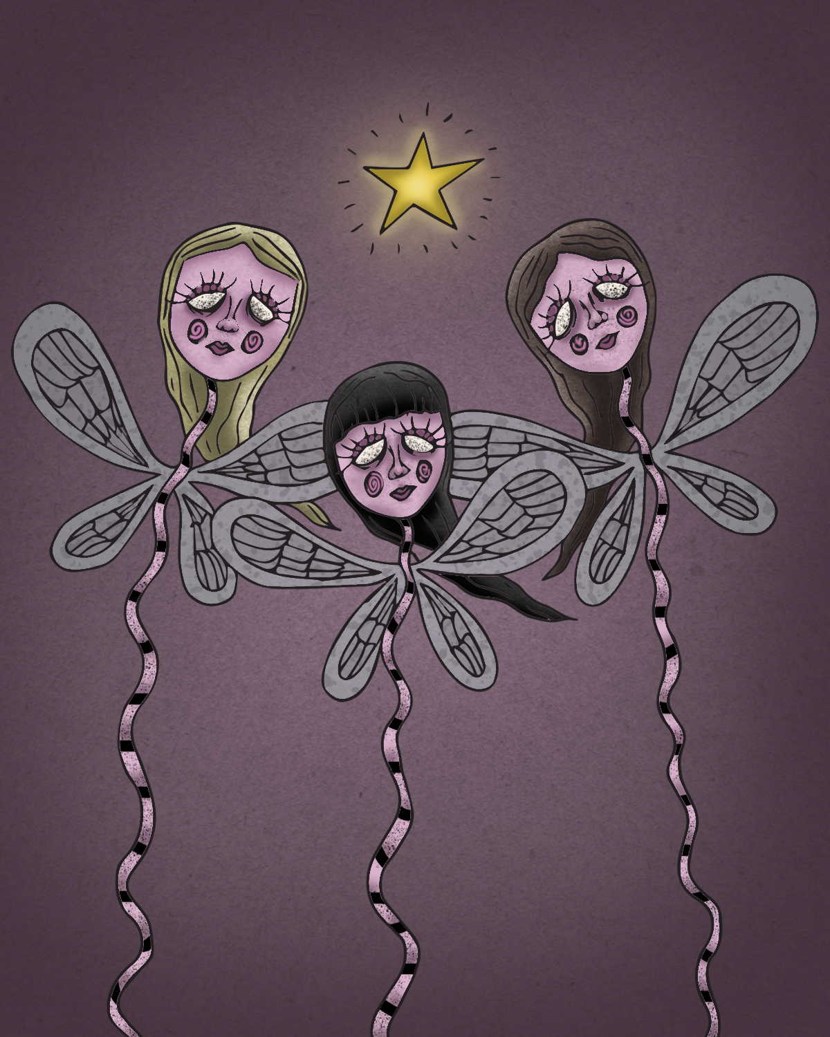 "The Fairies" - Illustration for World of Why by Xavier Yeldell - 2023