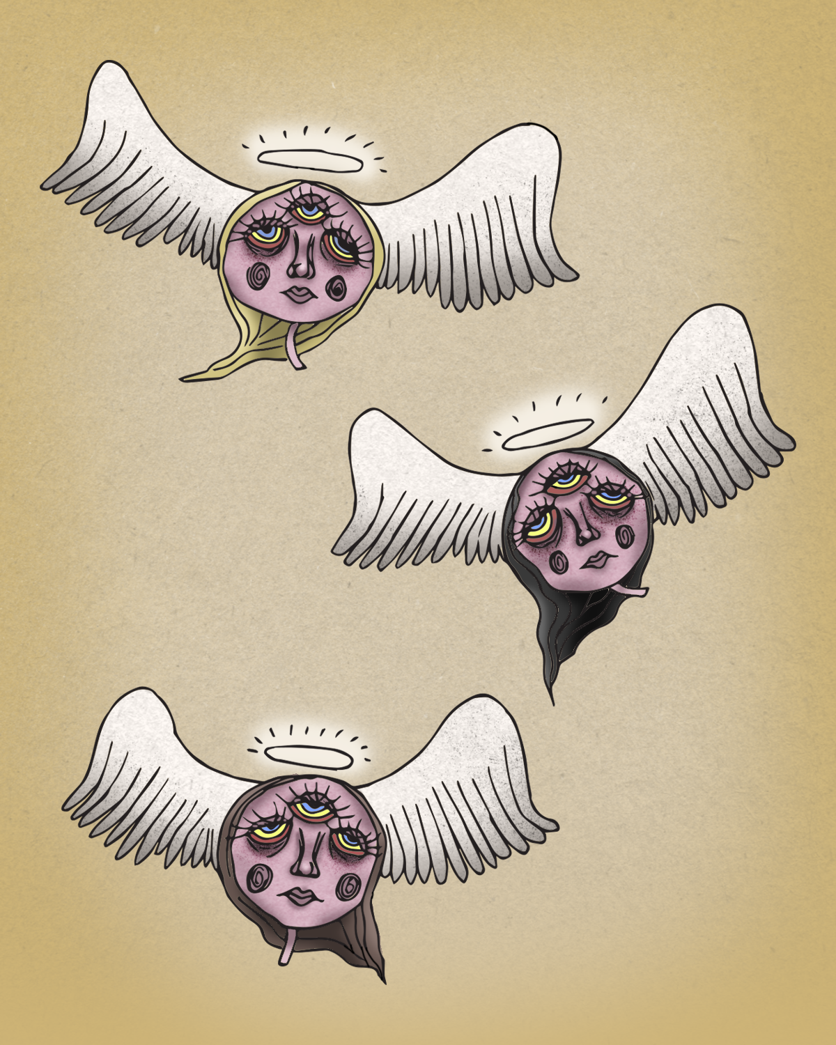 "The Angels" - Illustration for World of Why by Xavier Yeldell - 2023