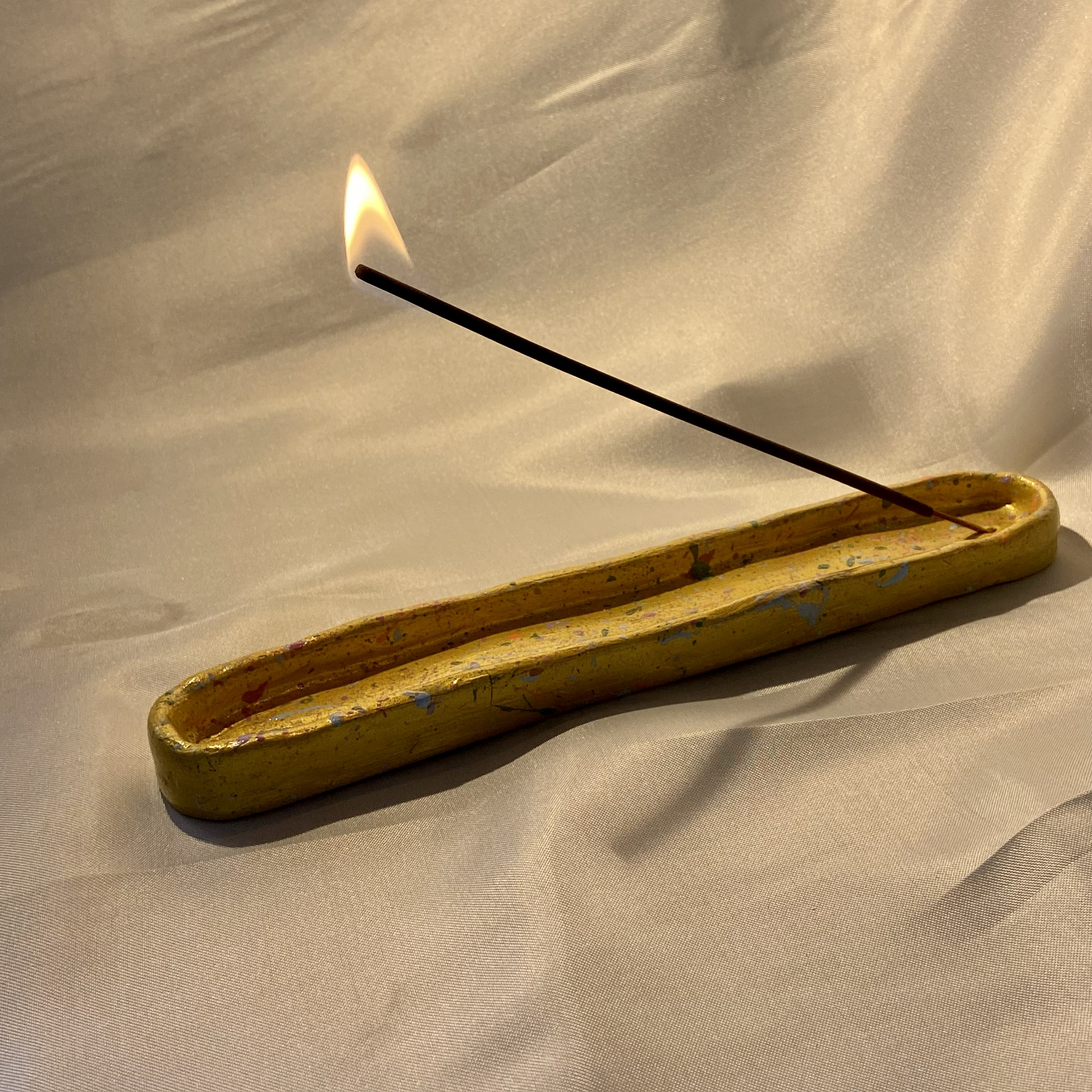 "the golden dab" incense holder -  420 collection - April 2022