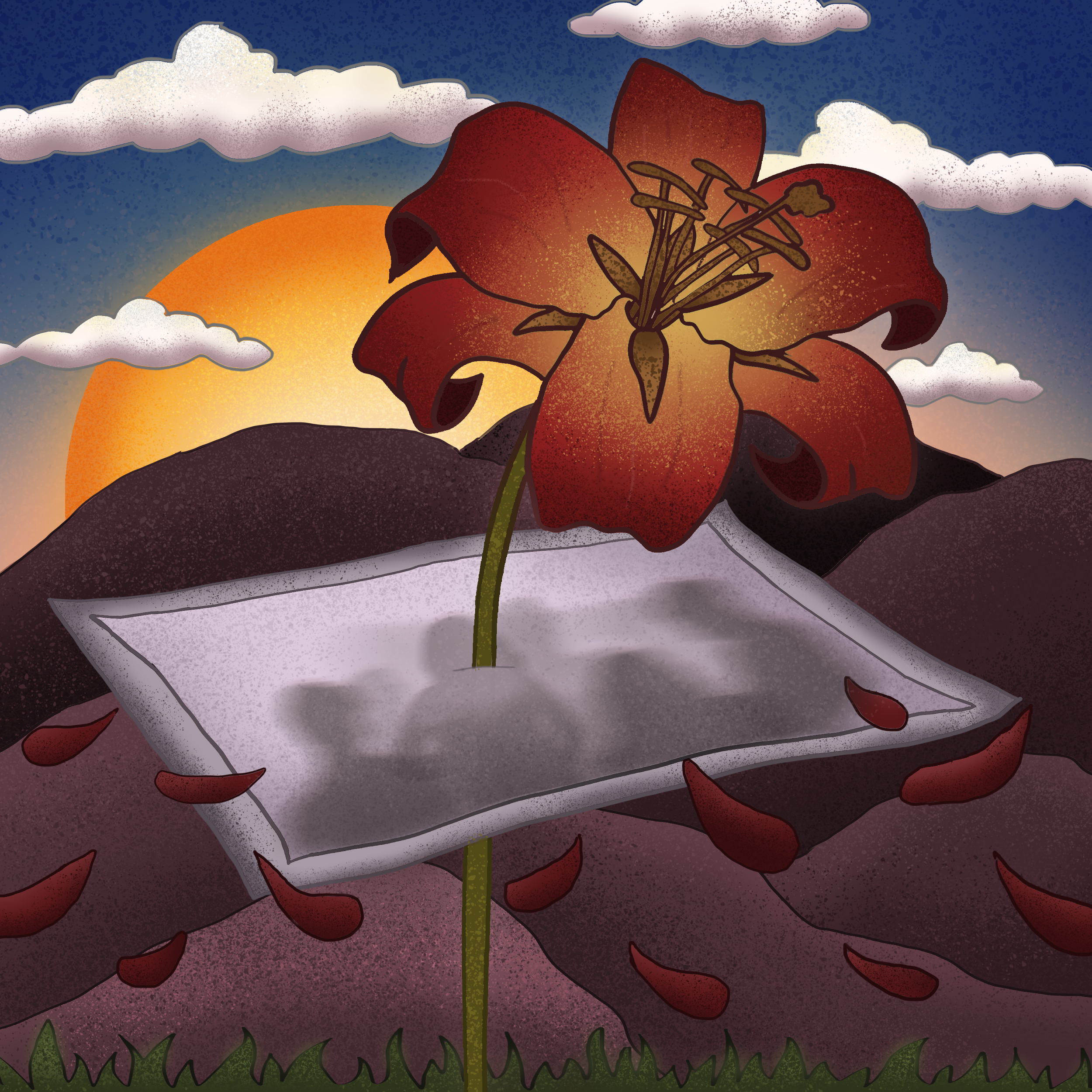 "Bittersweet" - Album Cover Art for Andrew Koga 2023