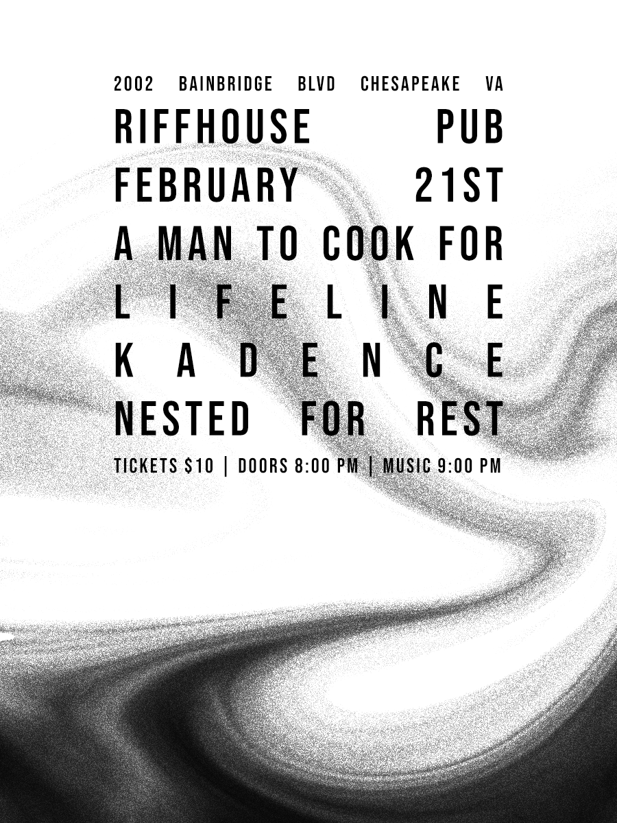 Concert Poster for Riffhouse Pub - 2025