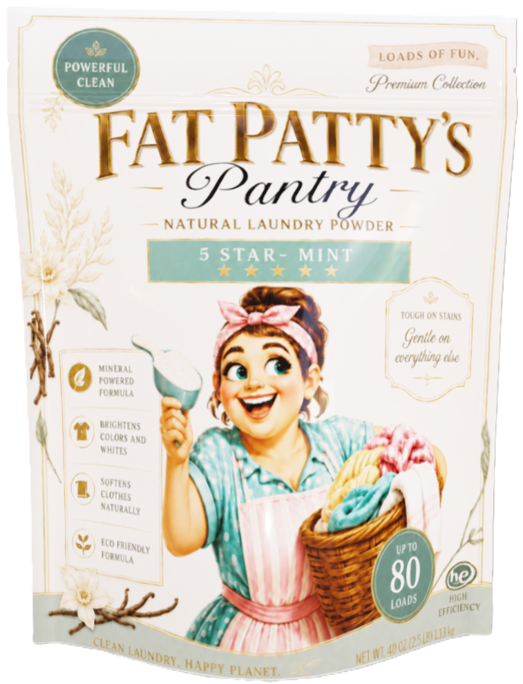 Fat Patty's Pantry | Laundry Detergent | 5-Star Mint Scent