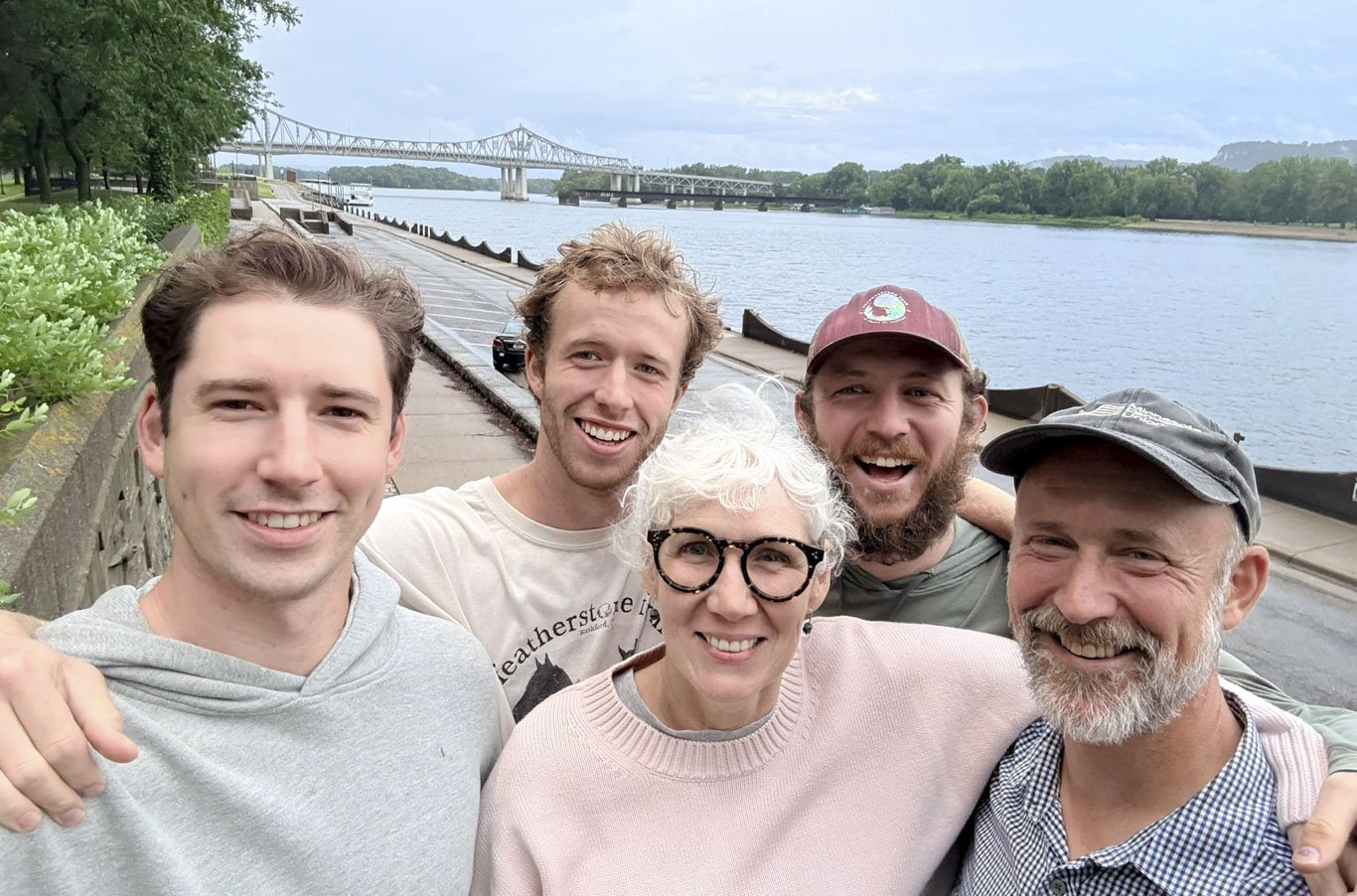 Jack, Jenni, and their three boys.