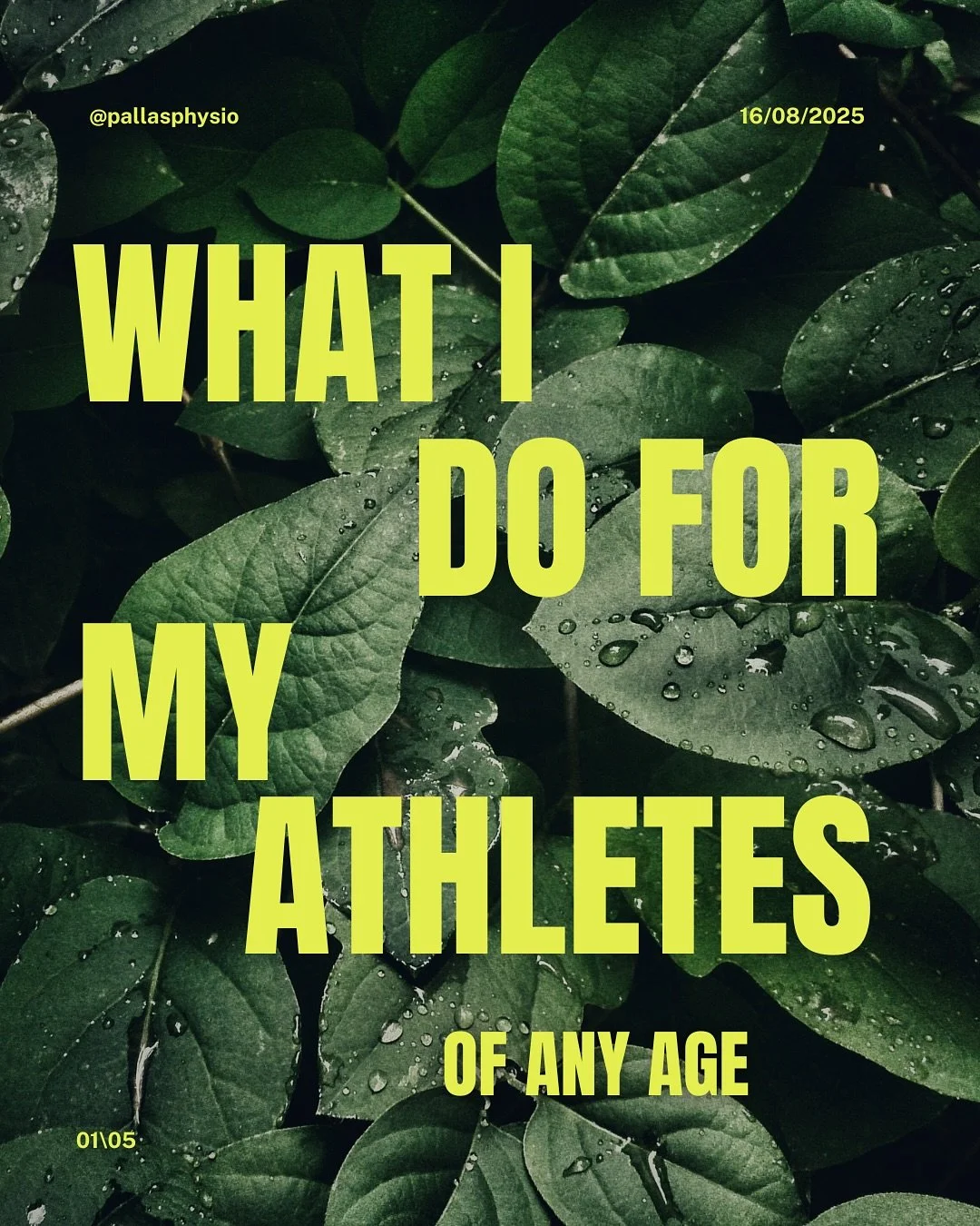 💥 What I do for my athletes (of any age) 💥

Injury isn&rsquo;t just physical, it&rsquo;s downright frustrating, it tests your patience, and it can feel like you&rsquo;re losing momentum. That&rsquo;s why my approach goes beyond just &ldquo;fixing&r
