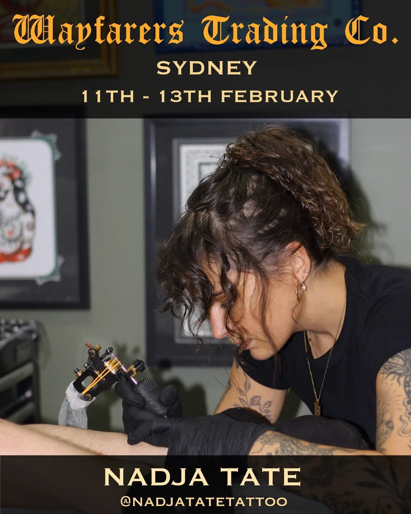 💥 SYDNEY 💥

Excited to say I&rsquo;ll be back guesting at @wayfarerstradingco in Avalon, Sydney from the 11TH - 13TH FEBRUARY. 

I have plenty of flash available or would love to do a custom! Send me a DM to book in ❤️ Keen as!