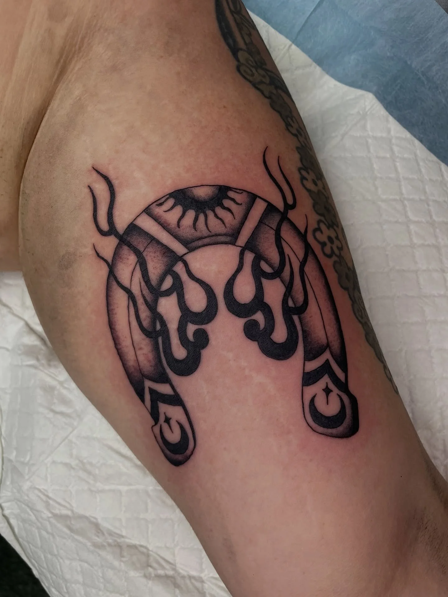 Couple more from last week, thank you ladies 🖤 DM to get tattooed, made at @westside_tattoo_mermaid_beach