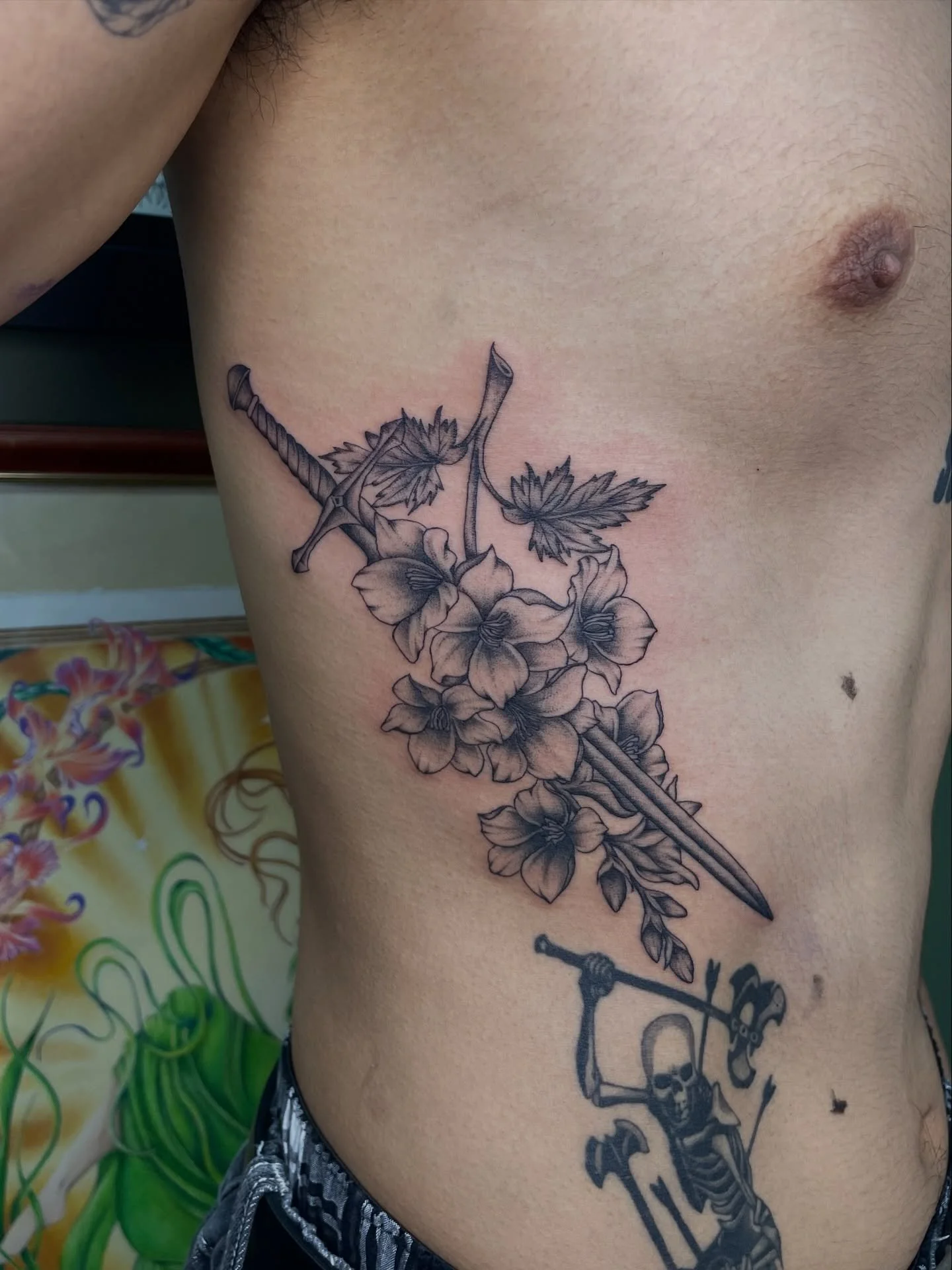 A mix of fresh and healed, thanks for getting tatted! 🖤 DM to book, made at @westside_tattoo_mermaid_beach