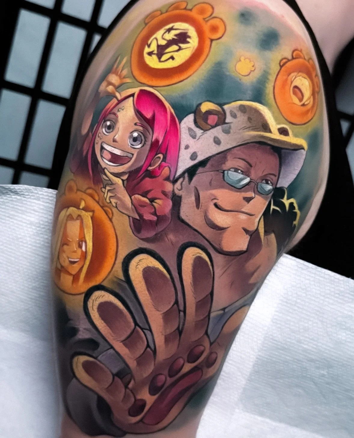 Kuma and Bonney for Danny! Thanks as always bud!
‼️REMINDER BOOKS OPEN THIS FRIDAY THE 9TH‼️
.
.
.
.
#onepiece #onepiecetattoo #animetattoo #nerdytattoos #newhampshiretattoo