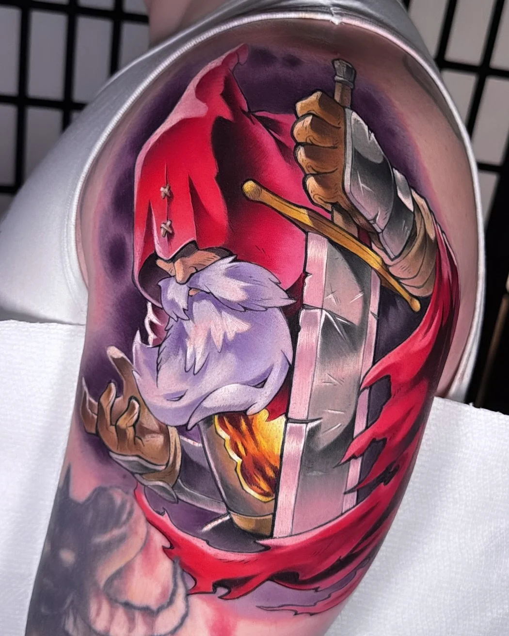 Slave Knight Gael for Daniel! Thanks so much for the trust bud!
.
.
.
.
#darksouls3 #soulslike #videogametattoo #fromsoft #videogametatts