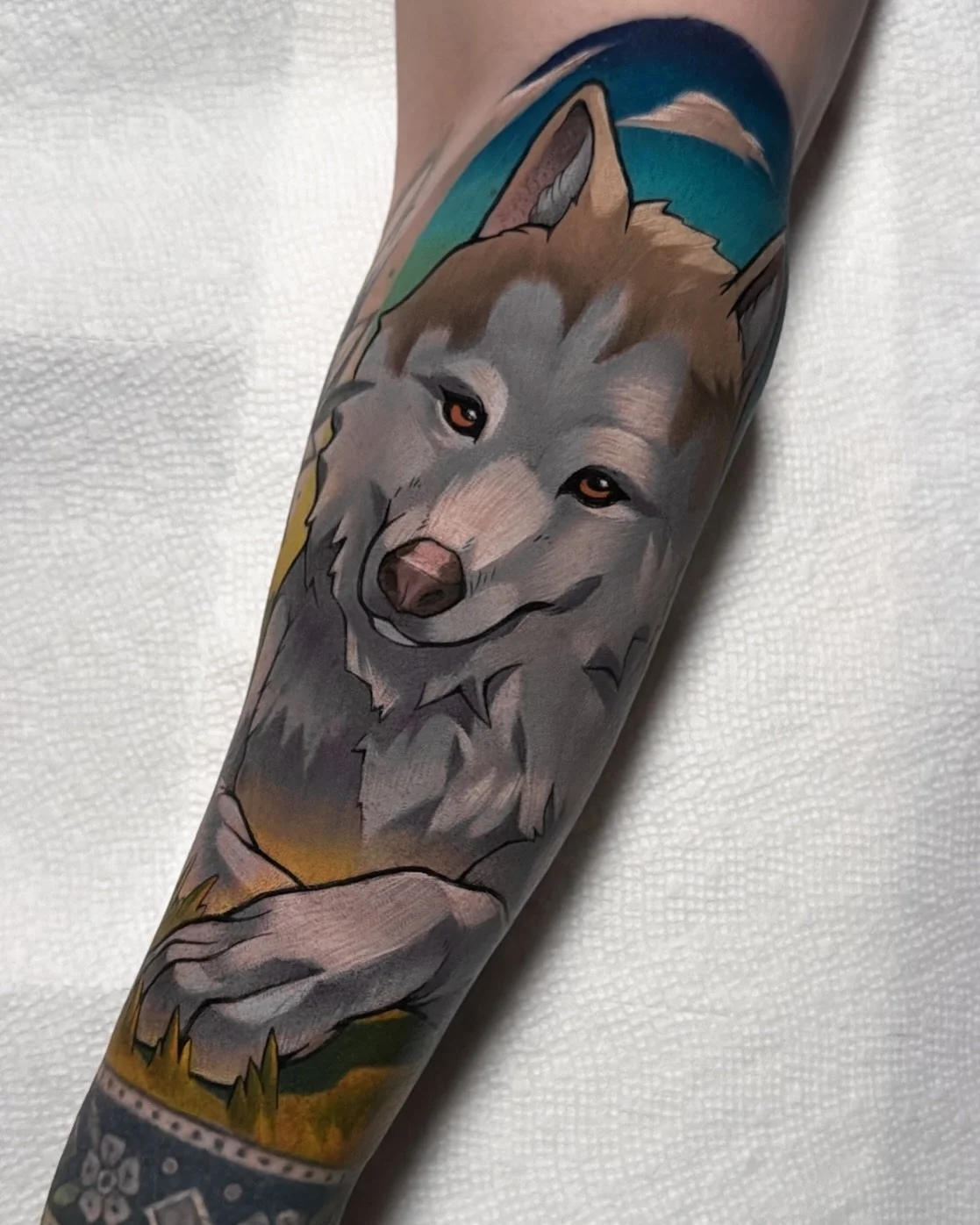 Not my normal thing but I was very honored to do this pup portrait for Nicole, thank you so much for the trust 😭🙏🏻
.
.
.
.
#petportrait #dogtattoos #pettattoo #dogsofinstagram