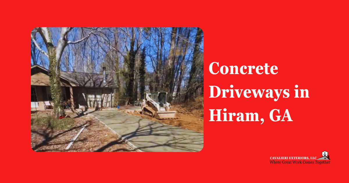 Concrete Driveways in Hiram, GA