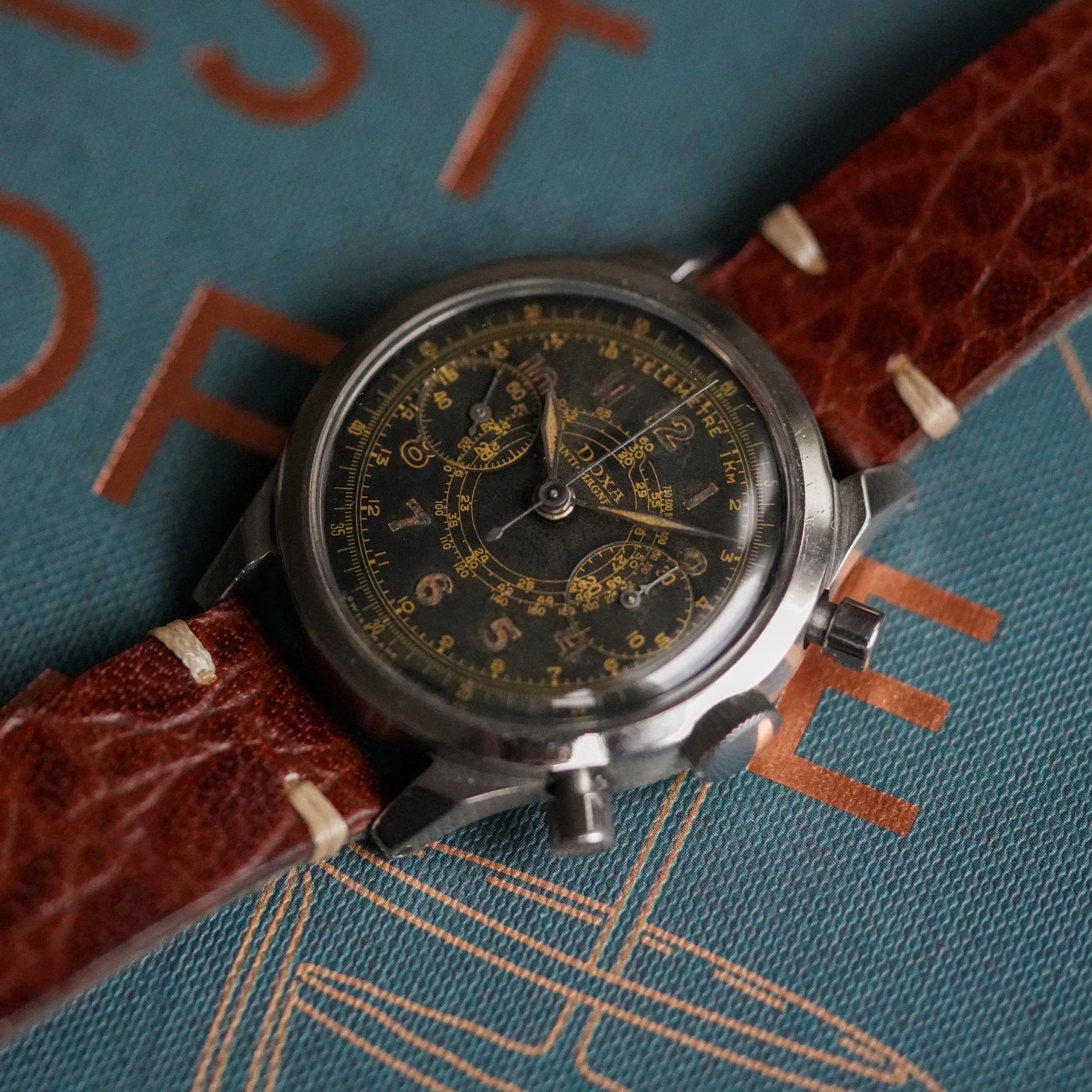 Doxa Spillman Gilt Dial Diamond Hands