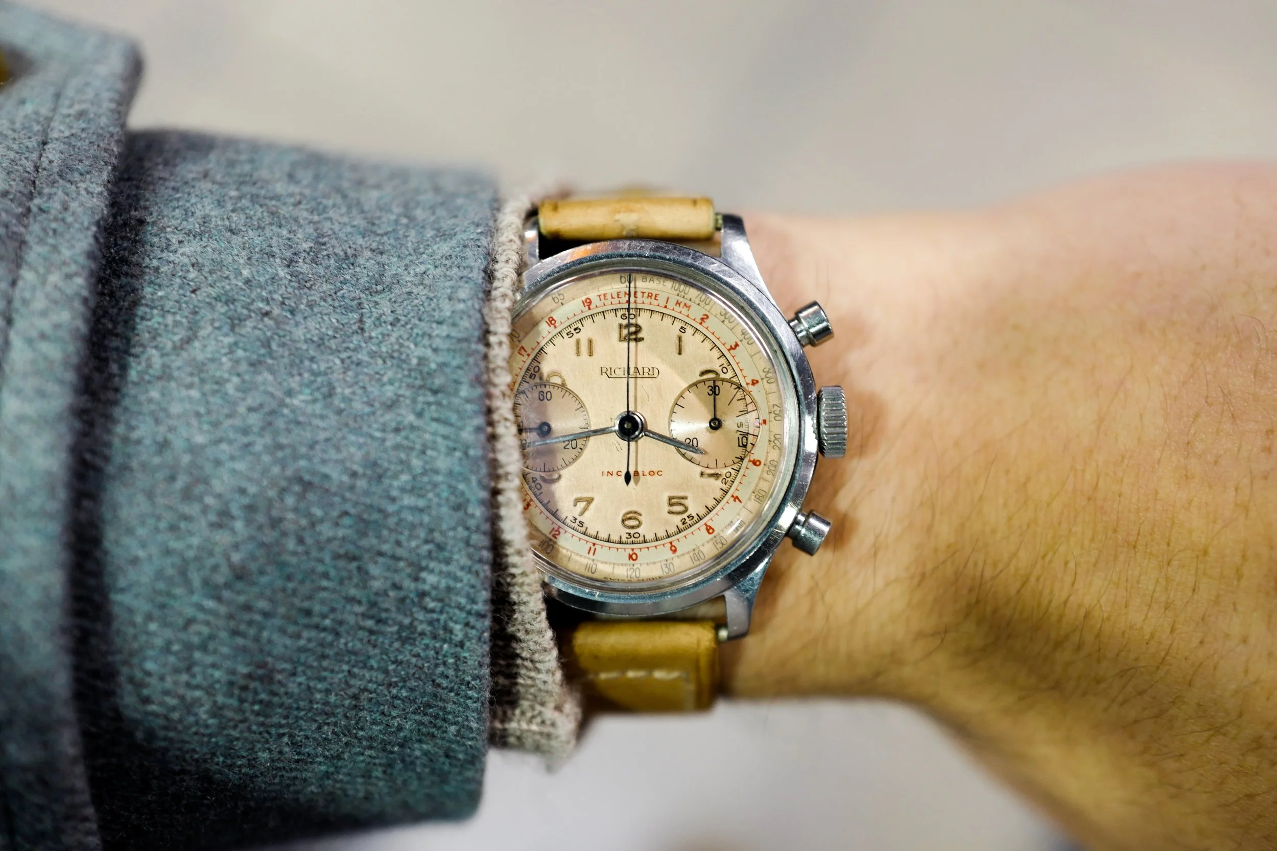 Richard “3525” Chronograph, Salmon Dial