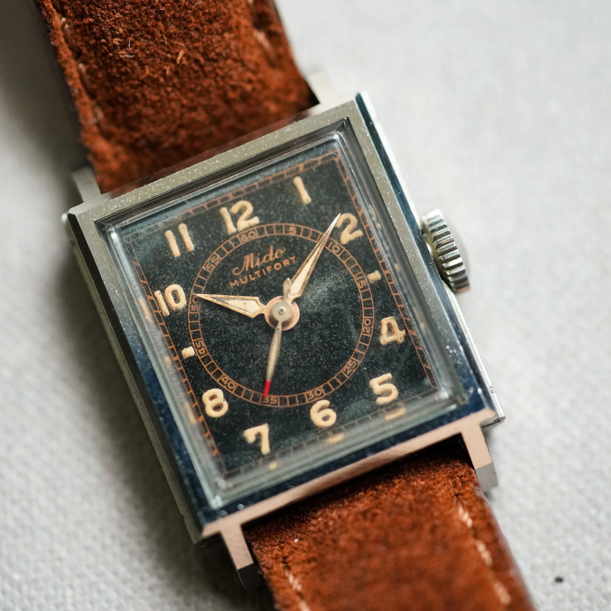 Mido Multifort Gilt FB Case Tank