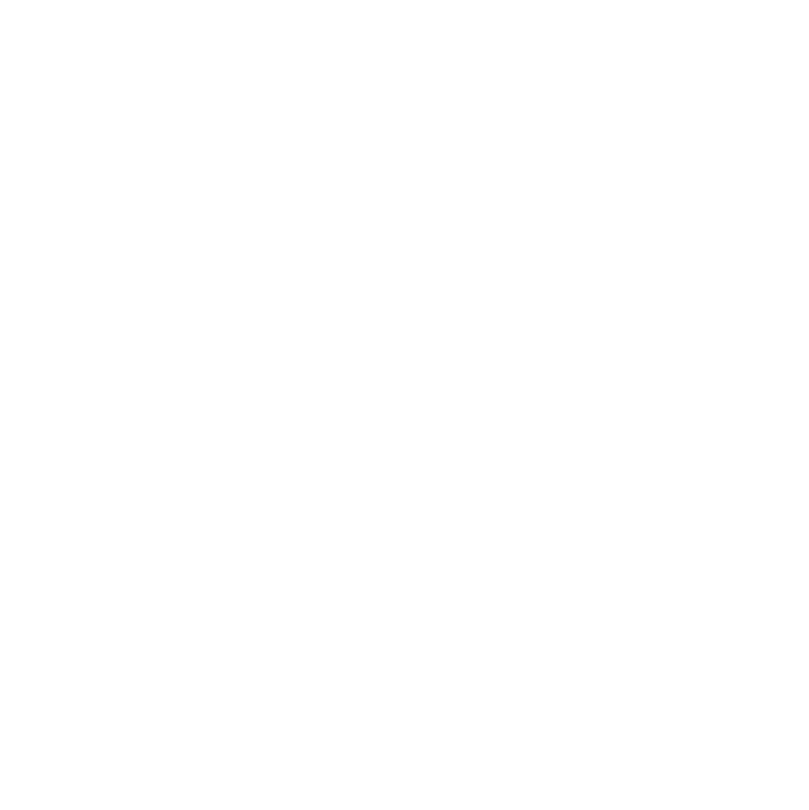 Black and white logo with mountains and waves inside a circle.