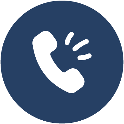 Phone receiver icon with sound waves indicating a call or communication.