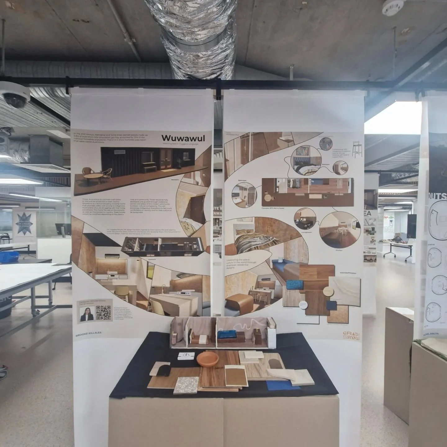 2025 QCAD Grad Show 💫

Wow! What a night the opening night of the 2025 @qcadgriffith grad show was on the 23rd of October. I was honoured to get to display four of my projects on this night with the @qcaddesign students and peers. My projects were:
