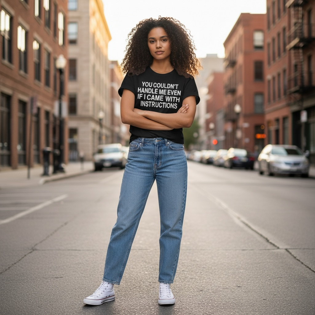 Custom Women's t-shirt with sarcastic funny saying