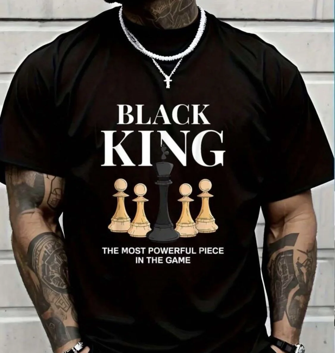 Custom Men's t-shirt to make a statement for black men
