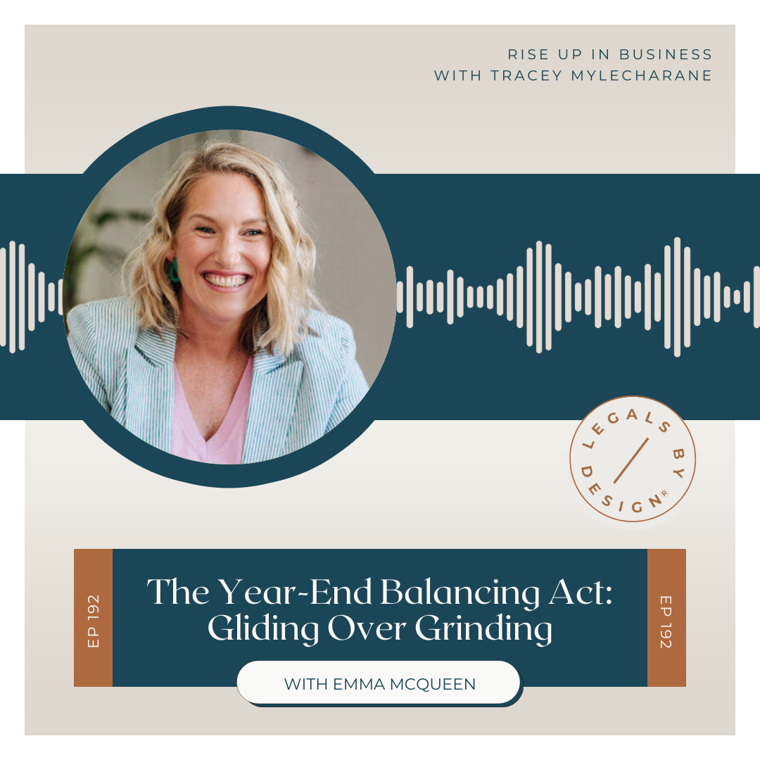 #192 - The Year-End Balancing Act: Gliding Over Grinding, with Emma McQueen
