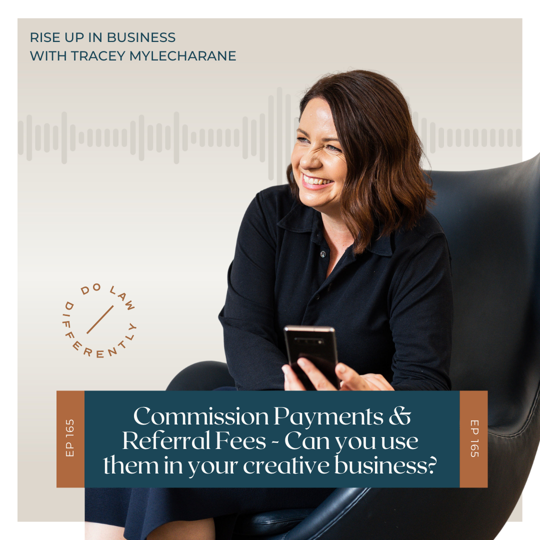 #165 Commission Payments &amp; Referral Fees - Can you use them in your creative business?