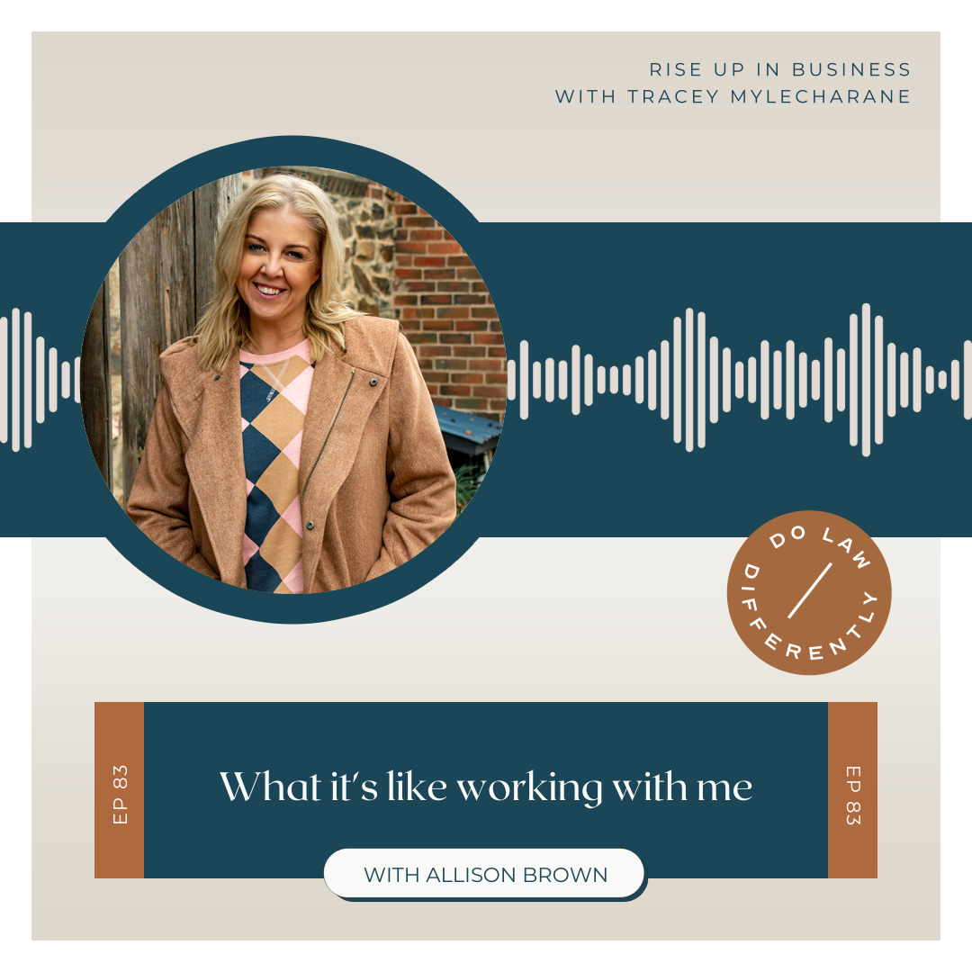 #83 What it's like working with me - with Allison Brown