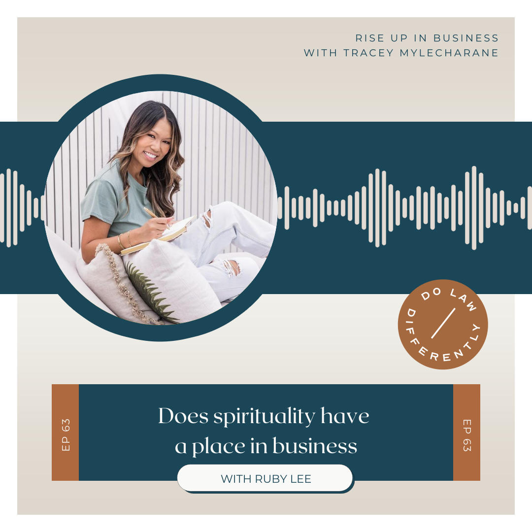 #63 Does spirituality have a place in business, with Ruby Lee
