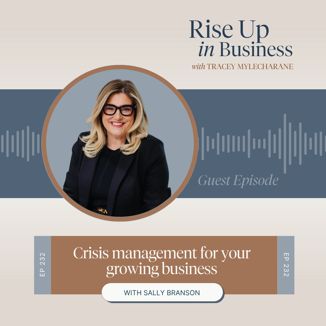 #232 - Crisis management for your growing business, with Sally Branson