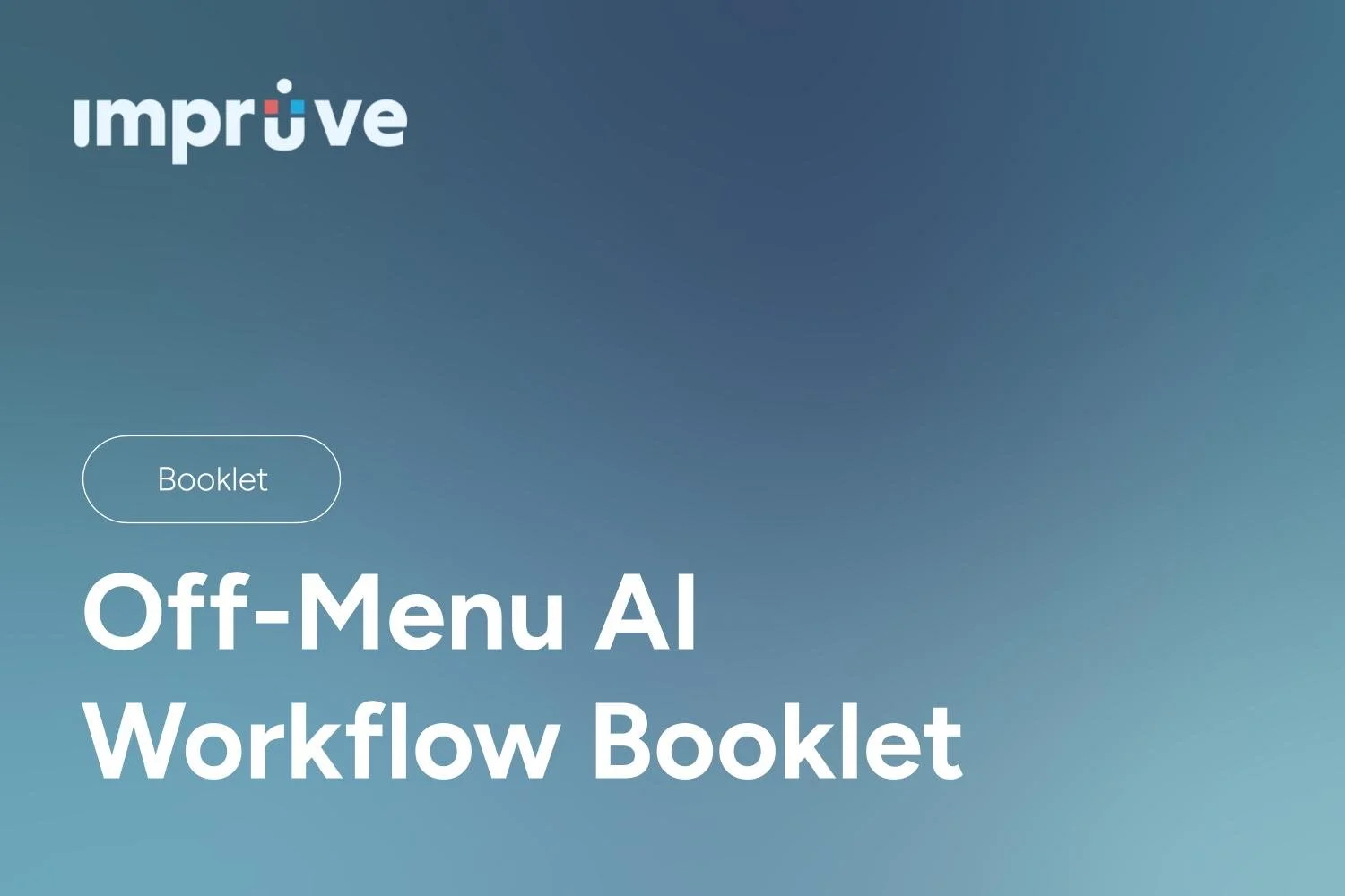 Off-Menu AI Workflow Samplers for RIAs
