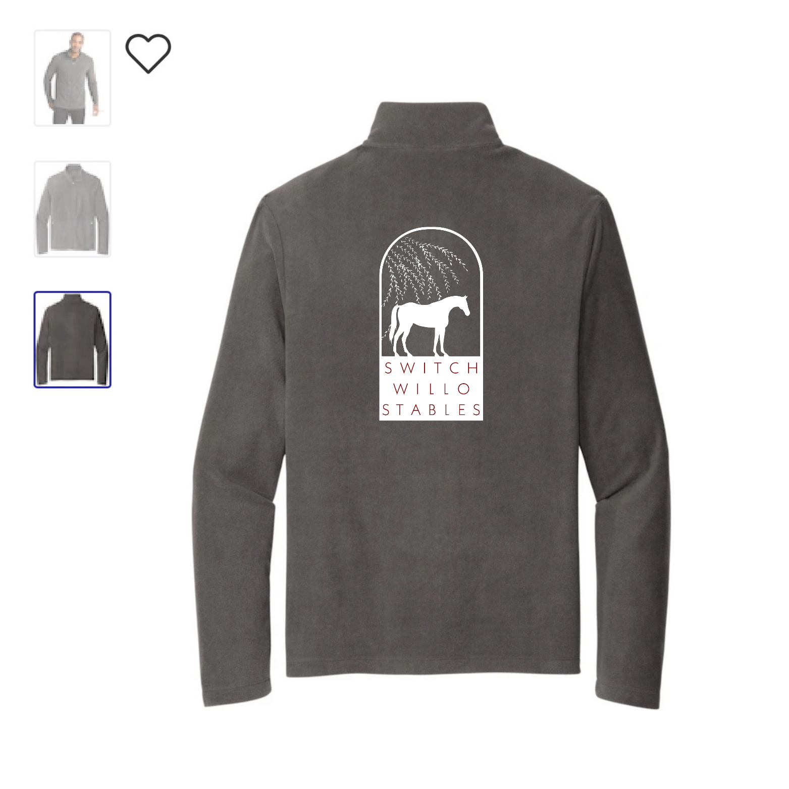 Port Authority Men's Microfleece Jacket with front and back logos