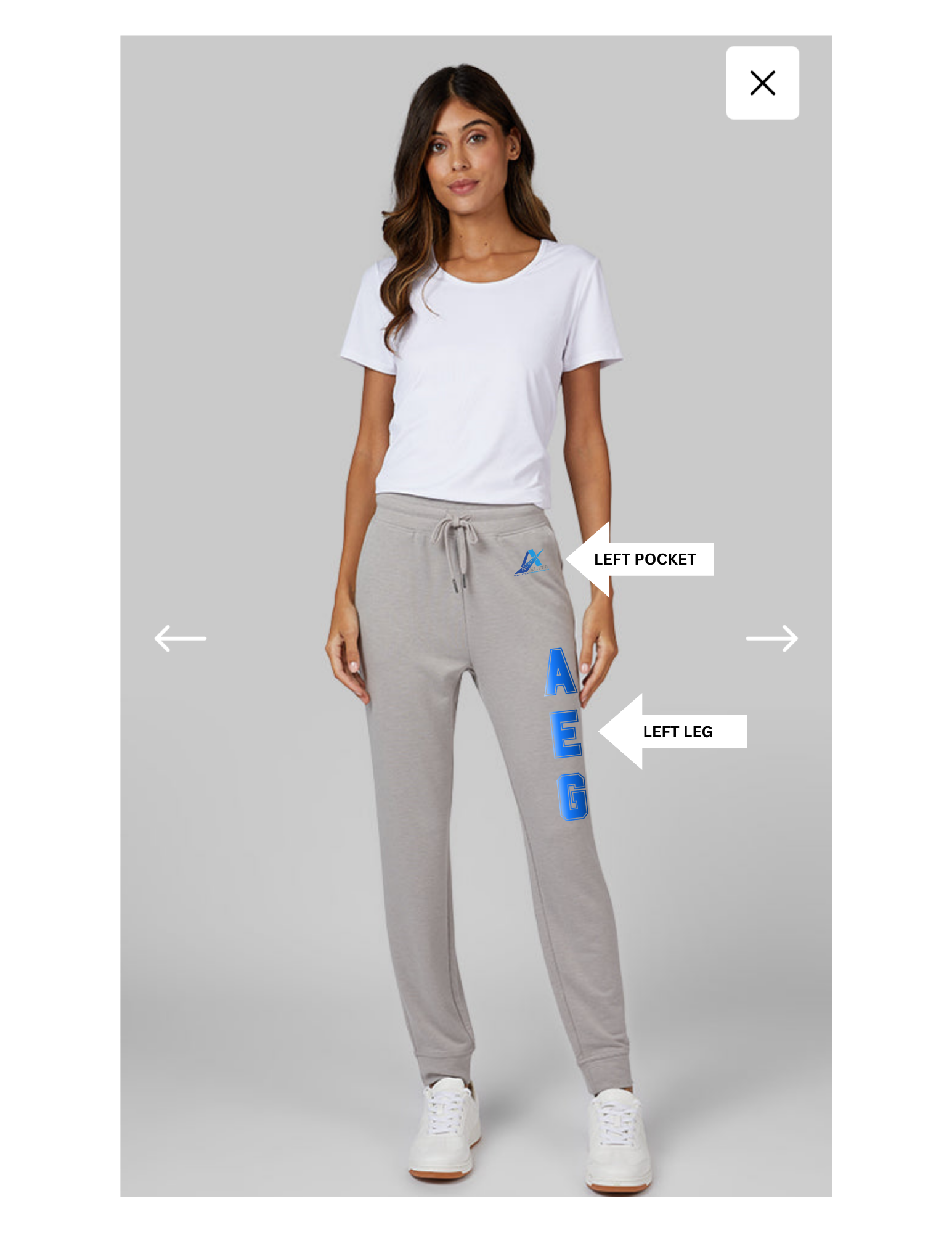 Performance Terry Jogger with AEG Pocket or Leg Logo